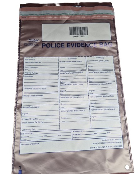 Clear Evidence Bags Large 